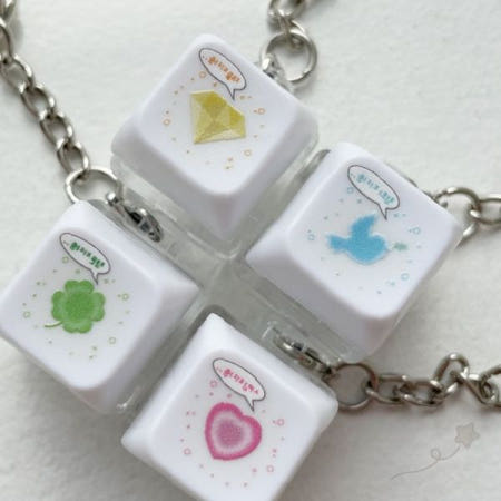 미니 키보드 키캡 엘이디 조명 열쇠고리 피젯 토이 손 장난감 스트레스 해소 감성