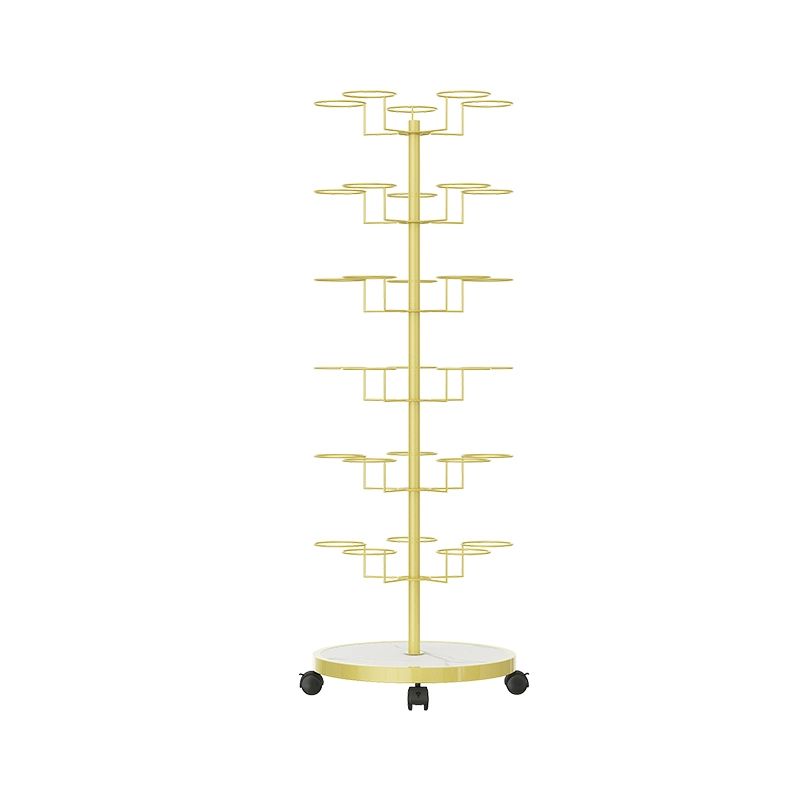 진열대 모자 걸이대 매장용 15개 135cm 흰색 행거 3단 나노골드 15개 높이 135 - 상세 이미지 5