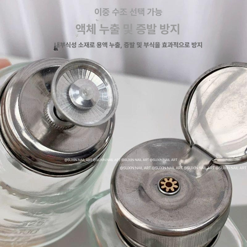 펌프 디스펜서 푸시 액체 눈금 펌핑 유리병 디스펜서 욕실 알코올병 향수병 비누 - 상세 이미지 5