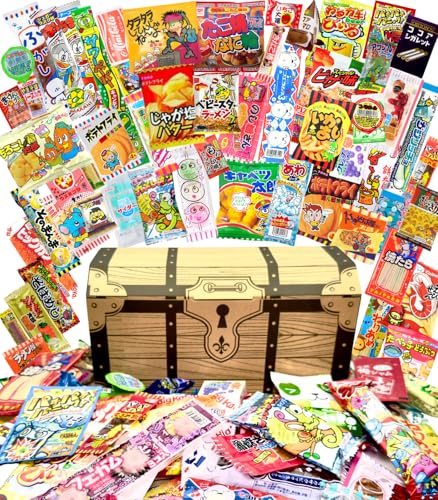 일본과자 60종 65점 세트 모노고코로 보물상자 과자 개별포장 대용량