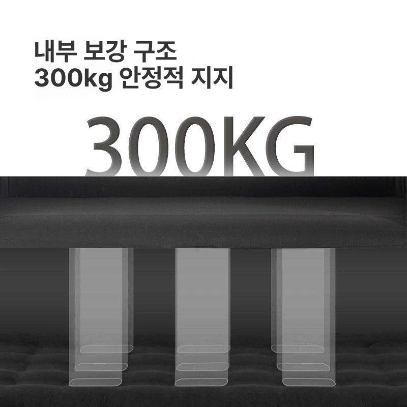 캠핑 에어쇼파 공기주입소파 에어소파 나들이 자동 1단계 더블 소파 에어펌프포함 - 상세 이미지 4