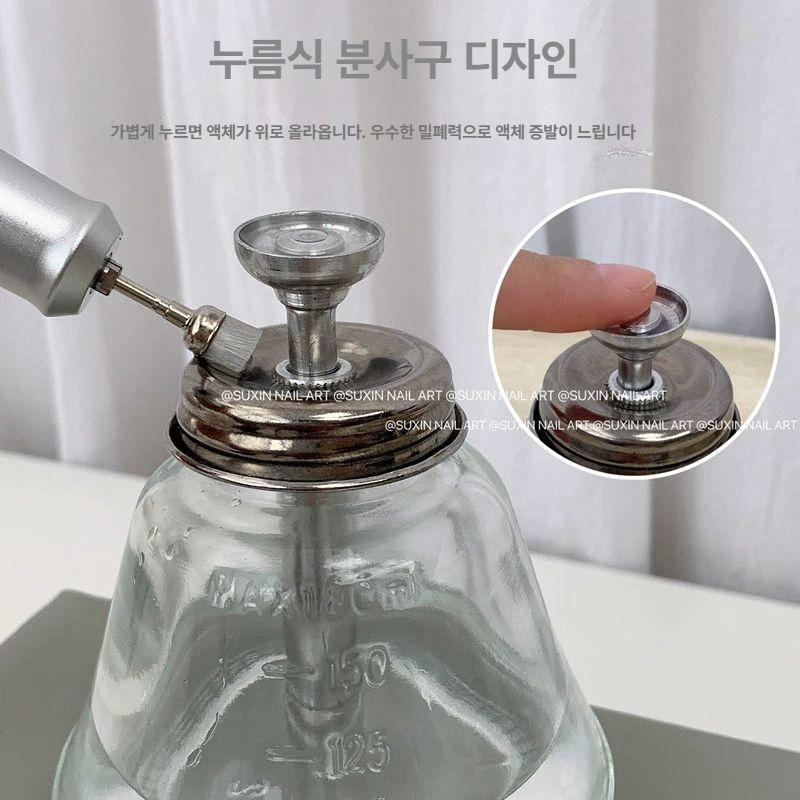 펌프 디스펜서 푸시 액체 눈금 펌핑 유리병 디스펜서 욕실 알코올병 향수병 비누 - 상세 이미지 3