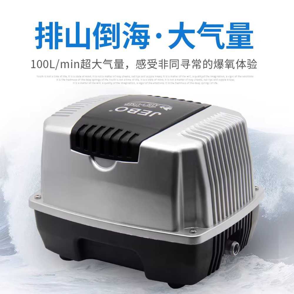 양식장 에어펌프 산소공급 기포발생기 수송 어항 고압 P-50/8홀 - 25W 베어 펌프 - 상세 이미지 2