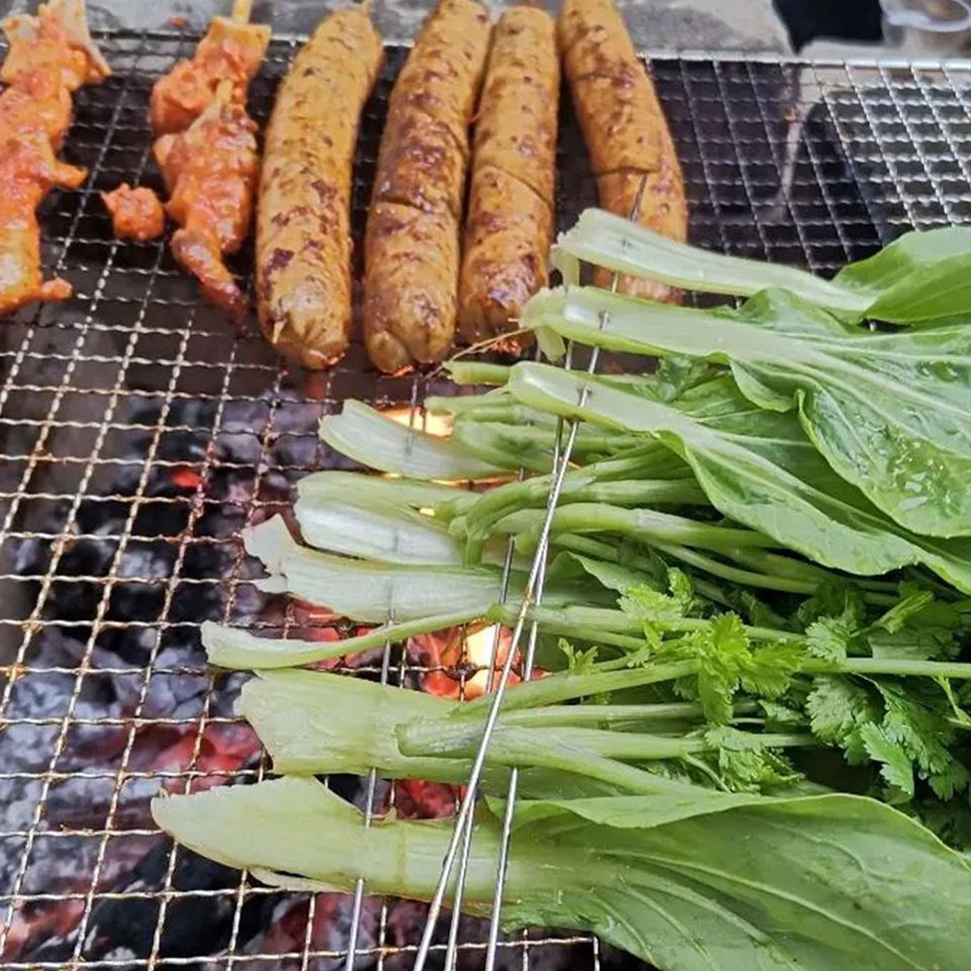 마운틴하이커 캠핑 바베큐 일회용 석쇠 5개 숯불 그릴 철망 BBQ 그릴망 - 상세 이미지 5