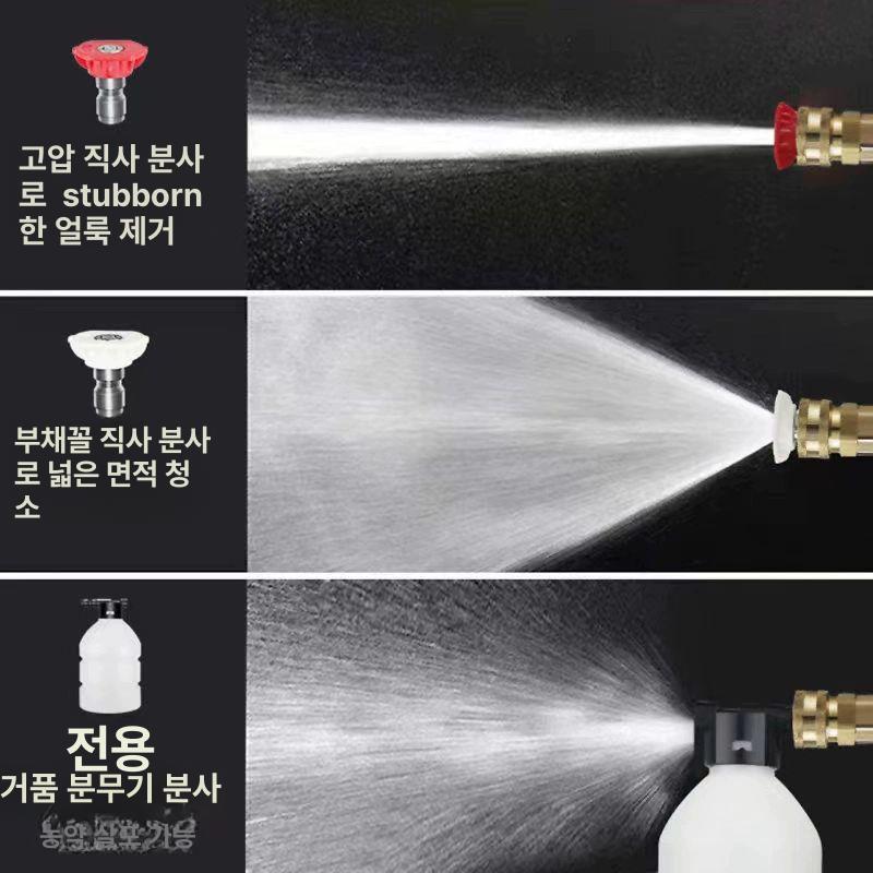 무선 고압 세차건 2가지 자동차 세척기 150Bar 9980VF 스탠다드 에디션 - 상세 이미지 5