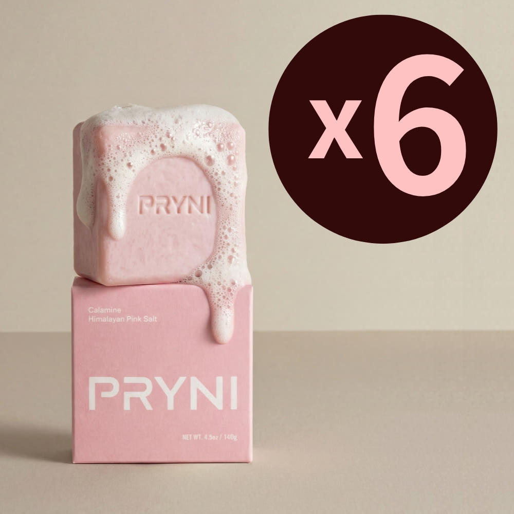 프리니 칼라솔트 바디솝 (바디 트러블 비누 / 여드름 완화 기능성 바디바) 6개 세트 - 상품 이미지