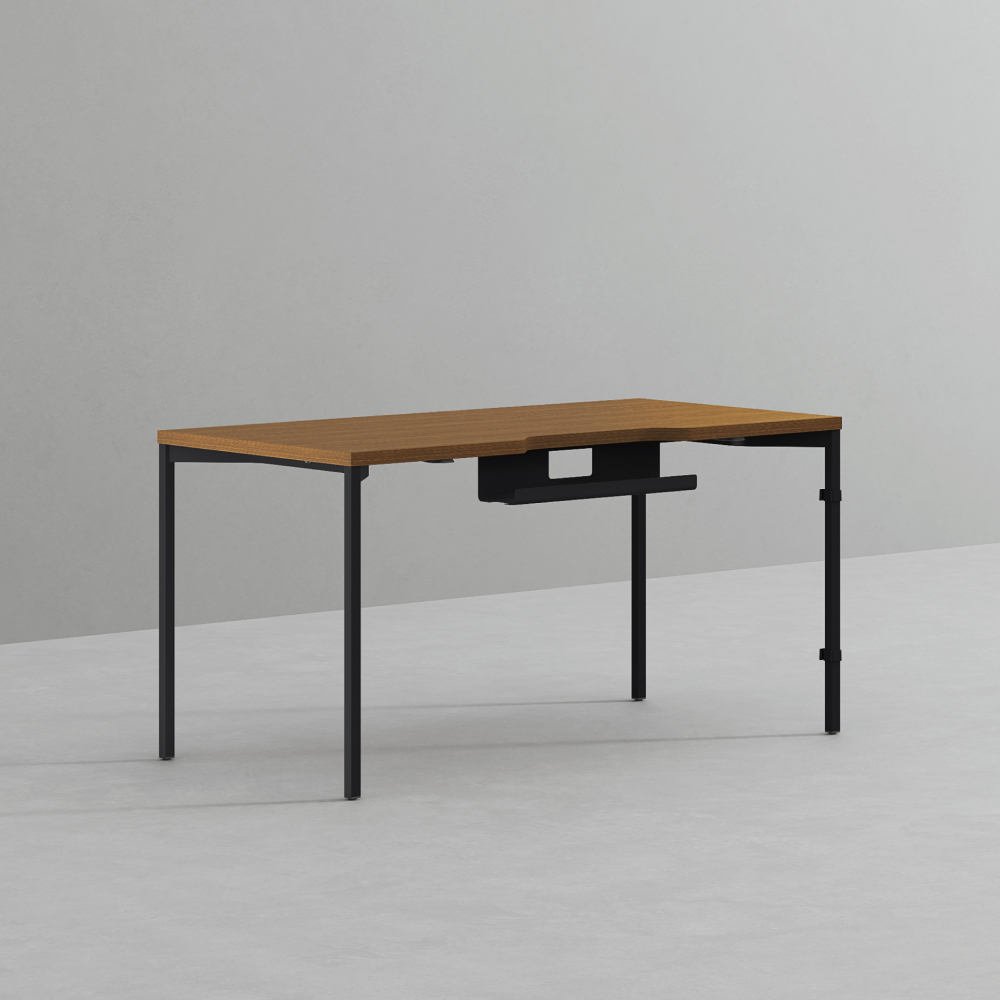 데스커 컴퓨터 책상 2.0 1400x700mm, 빈티지블랙 - 상세 이미지 2