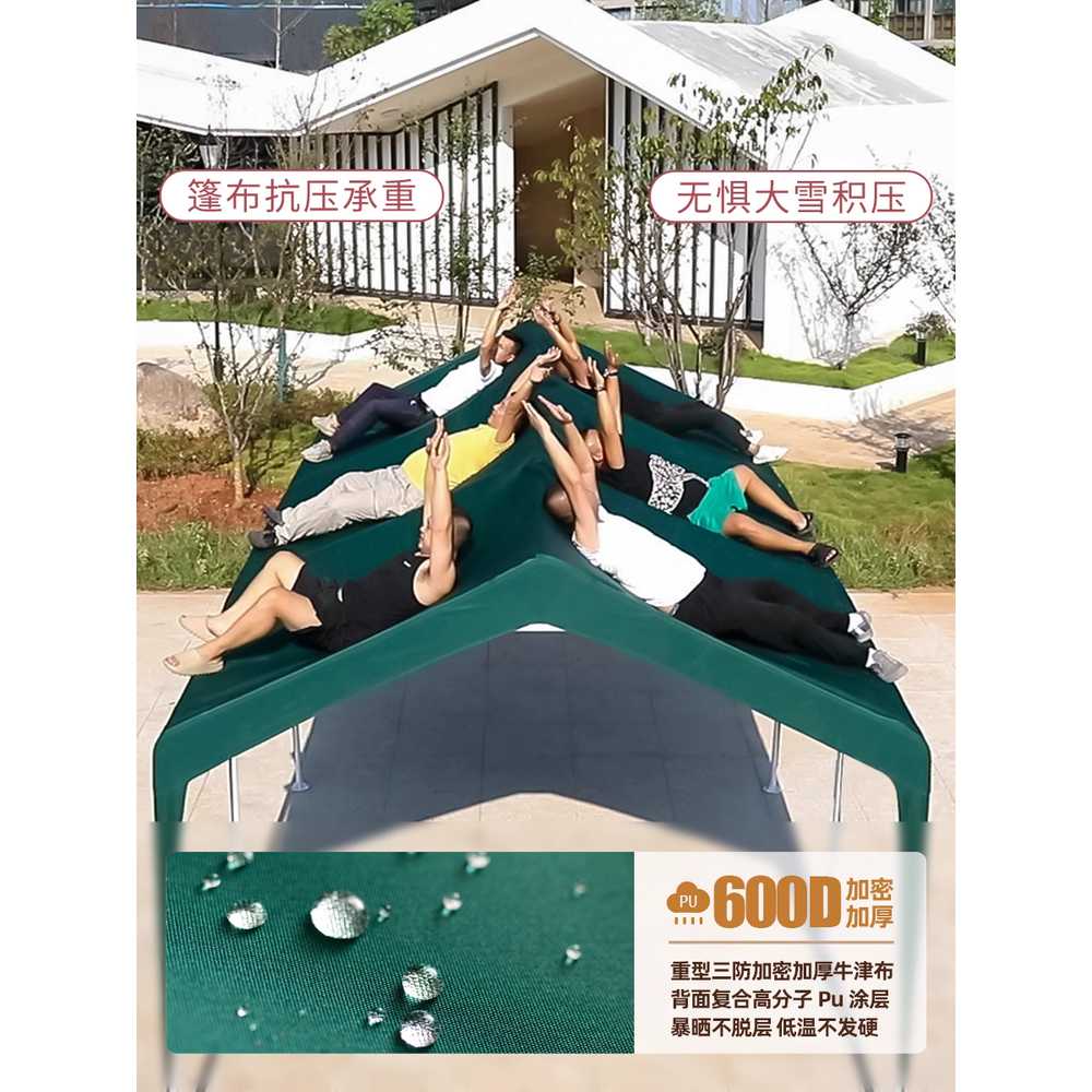 야외 텐트 야시장 4각 노점 용 선쉐이드 차양 천막 캐노피 2x2m - 상세 이미지 5