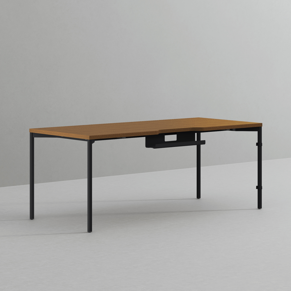 데스커 컴퓨터 책상 2.0 1600x800mm, 모던아카시아 - 상품 이미지