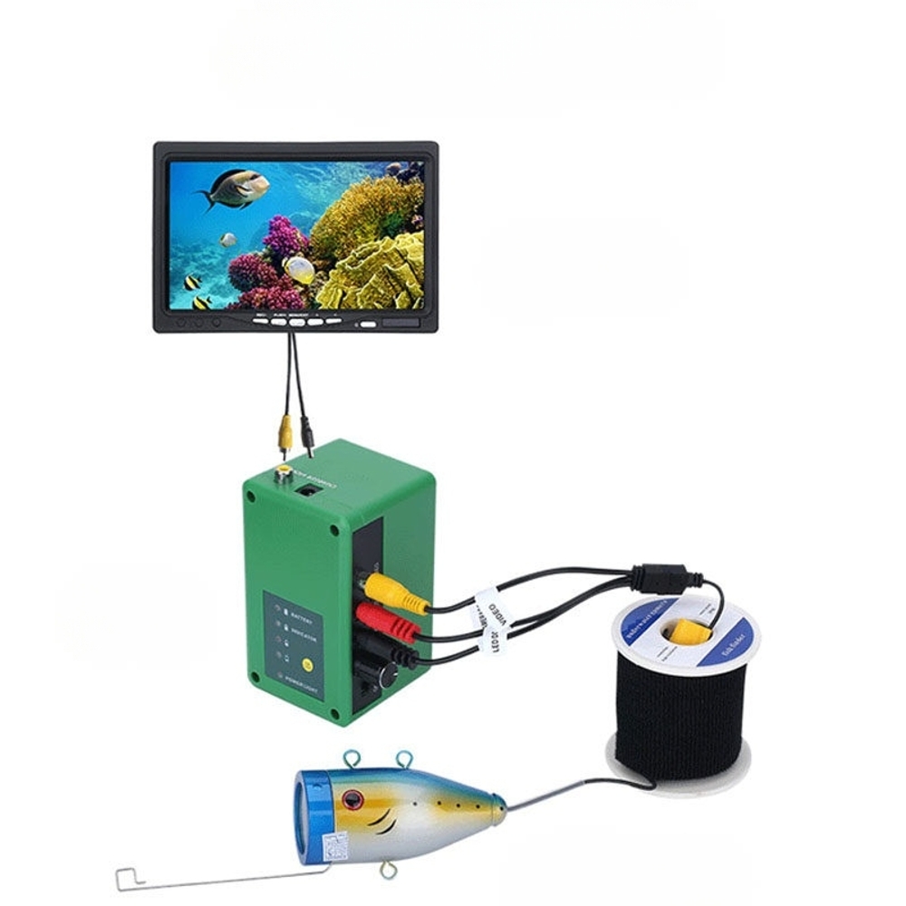 9인치 화면 어군탐지기 고화질 컬러 LCD 수중카메라 LED 30개 9인치 15미터 기본 - 상세 이미지 4