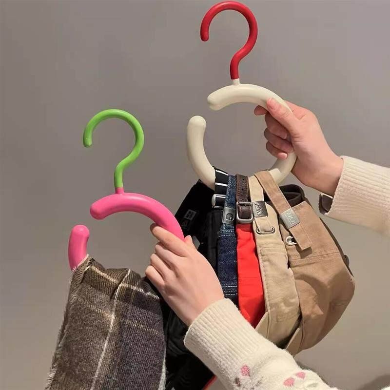 원형 스카프걸이 모자 가방 머플러 수건 넥타이걸이 링 고리 다용도 논슬립 화이트 3개 - 상품 이미지