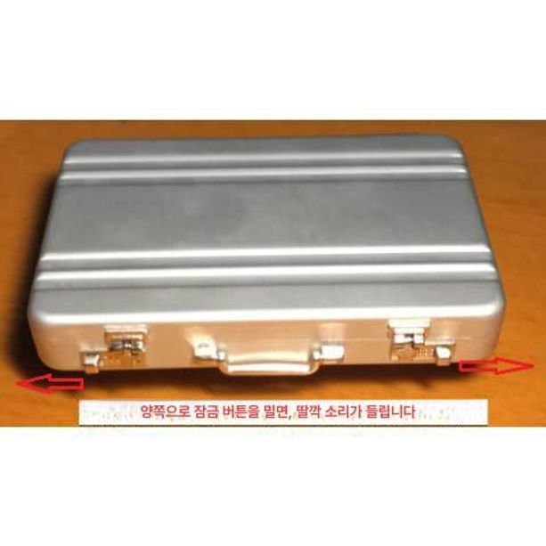 돈다발 금괴 서류가방 달러 케이스 007 미니어처 세트 휴대용 빈티지 데코 장식 가죽 - 상세 이미지 3