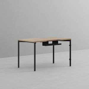 데스커 컴퓨터 책상 2.0 1200x700mm, 메이플+빈티지블랙 솔직 후기 | 실제 배치 사진 포함 - 상품 이미지 1
