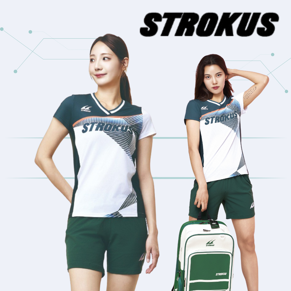 스트로커스 배드민턴의류 경기복 배드민턴복 게임 웨어 STRT-2551 - 상품 이미지