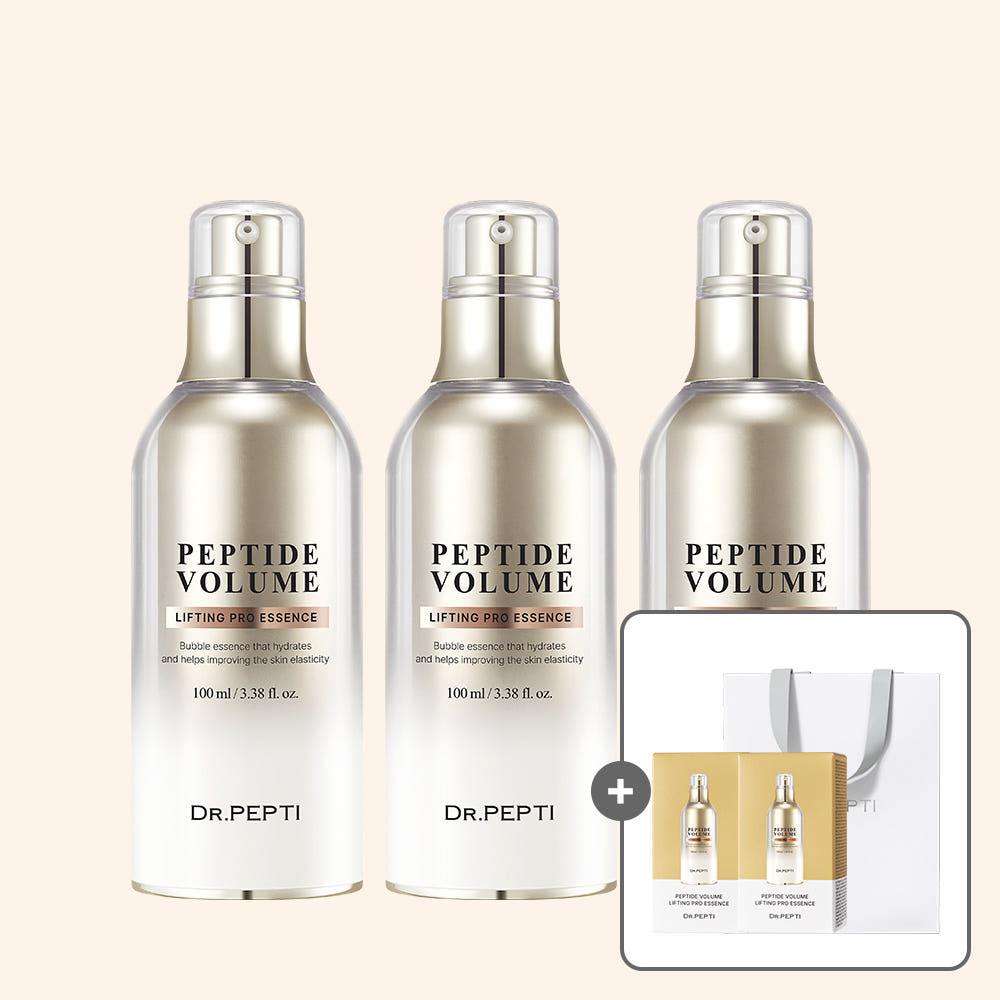 닥터펩티 닥터펩티 펩타이드 볼륨 리프팅 프로 에센스 100ml x3개 파우치 40매 구성