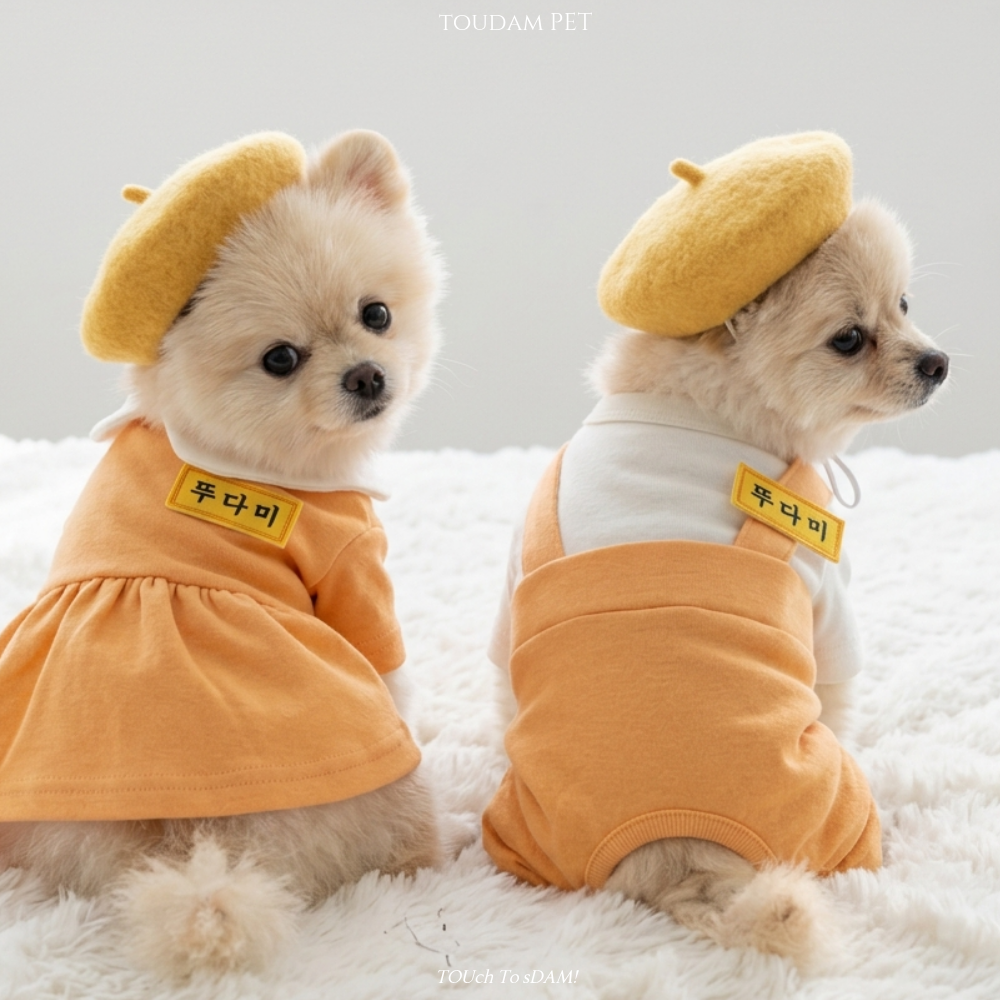 뚜담펫 멍치원복 강아지 국내제작 유치원복 S-XL - 상세 이미지 4
