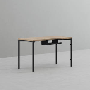 데스커 컴퓨터 책상 2.0 1200x600mm, 메이플+빈티지블랙 솔직 후기 | 실제 배치 사진 포함 - 상품 이미지 1
