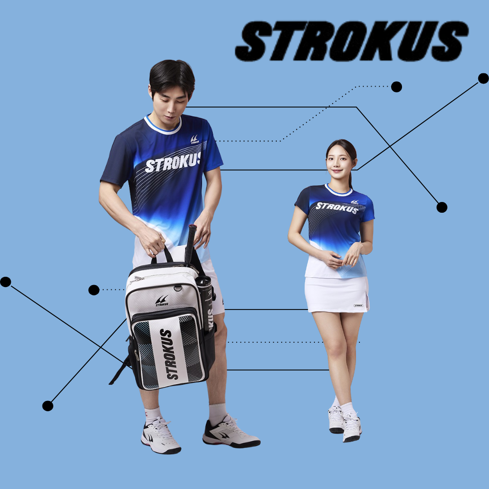 스트로커스 배드민턴의류 경기복 배드민턴복 게임웨어 STRT-2512 - 상품 이미지