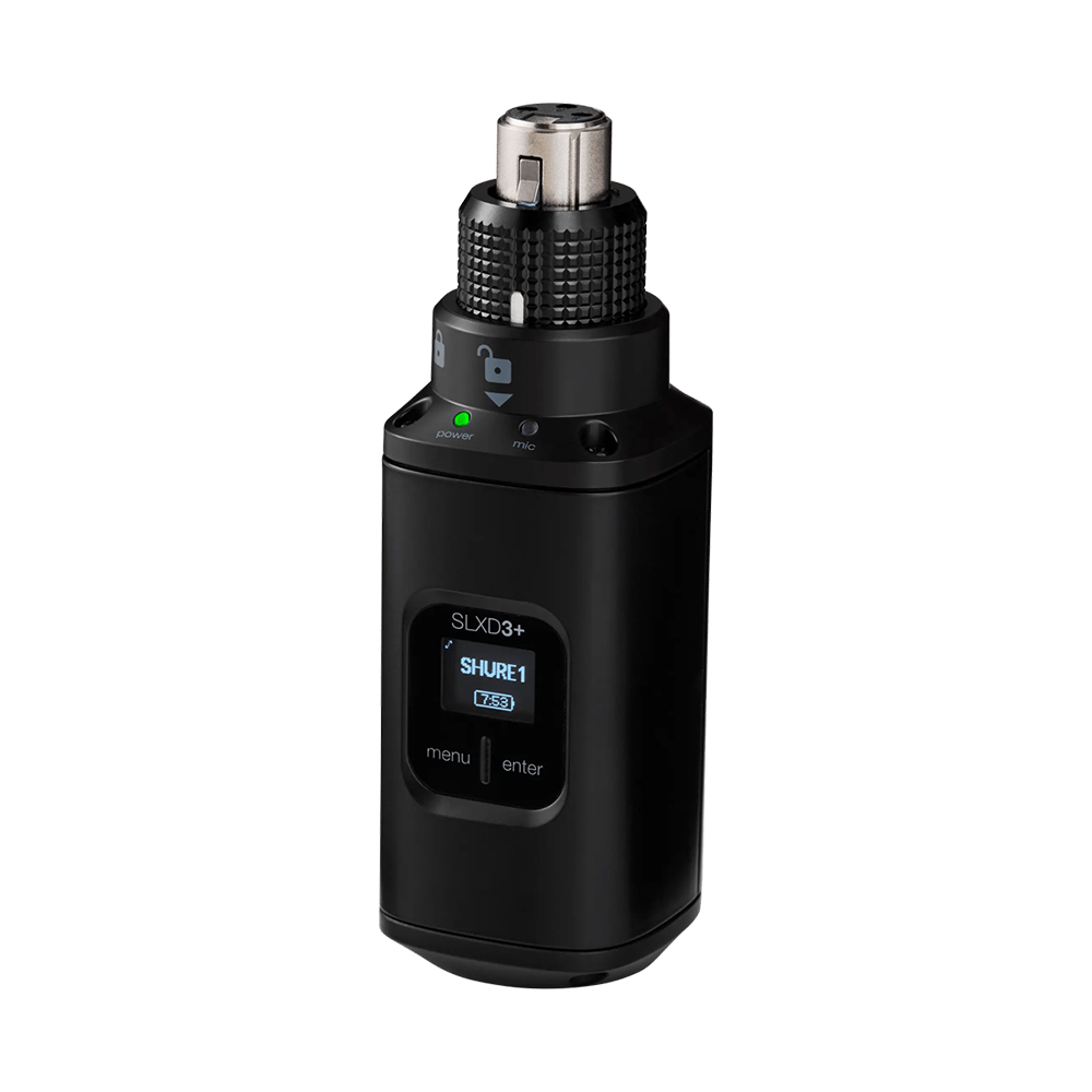 SHURE SLXD3+ 슈어 디지털 플러그온 무선 마이크 송신기 무선마이크 변환 이미지 6