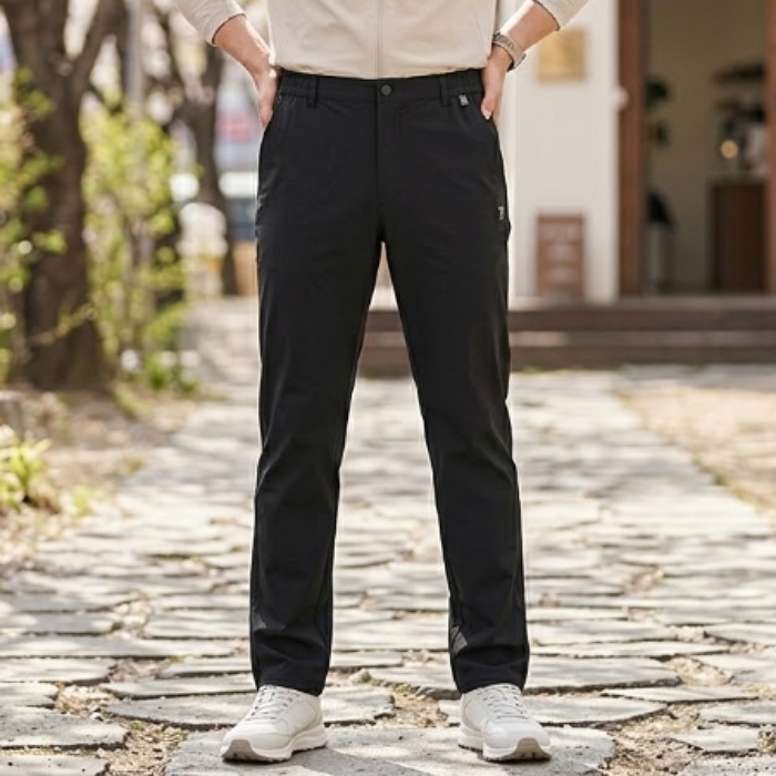 네파 남성 봄 아웃도어 허리밴드 스판 항균 와이드핏 등산 바지
