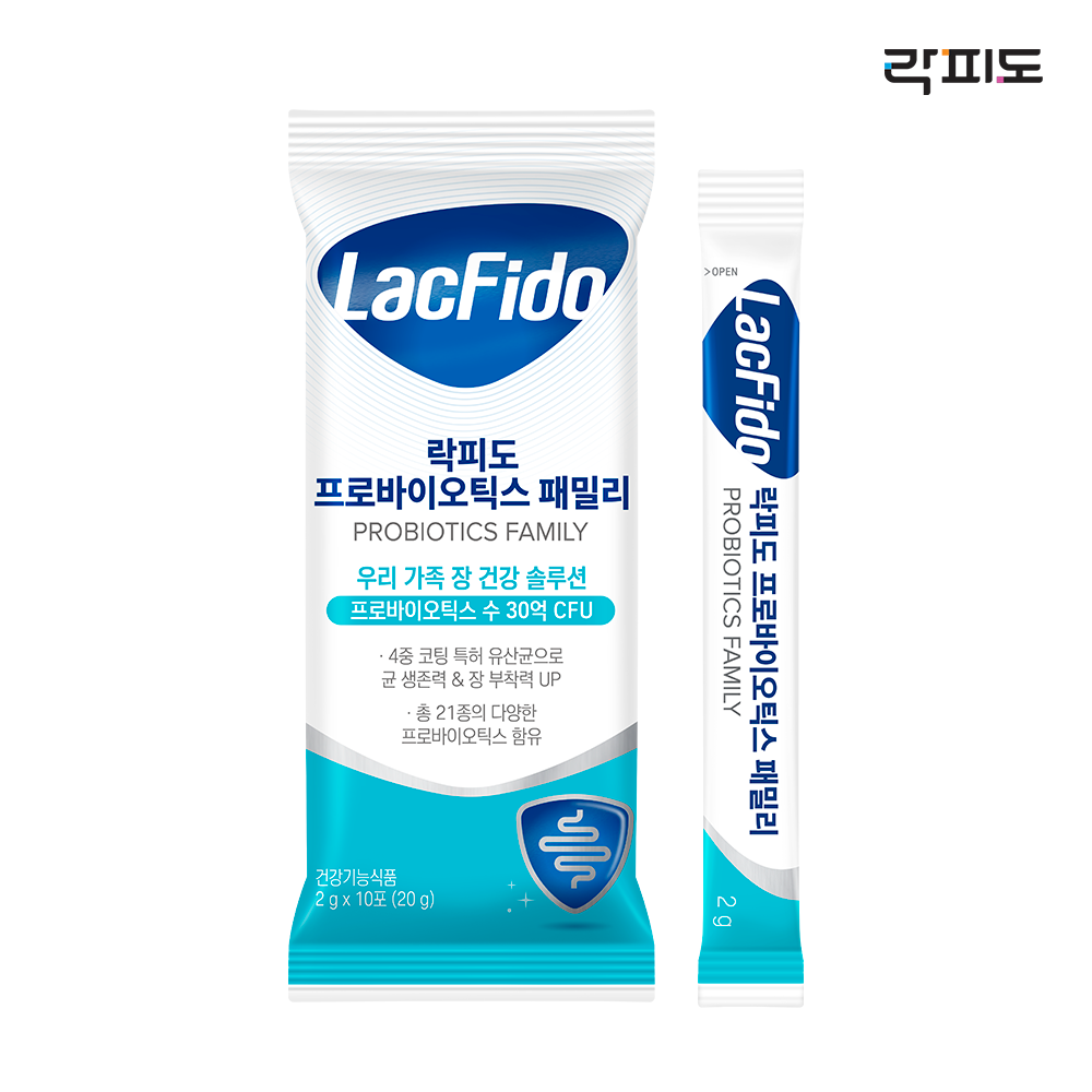 락피도 프로바이오틱스 온가족 유산균 패밀리 30억CFU 2g 100포, 2개 이미지 3