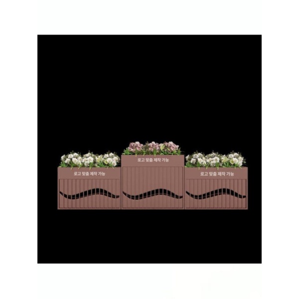 프리미엄 플랜트박스 레스토랑 방부목 화단 대형 파티션 카페 조경 커피색 화분 60 x 30x60 커피색 화분 60 x 30x60 - 상세 이미지 5