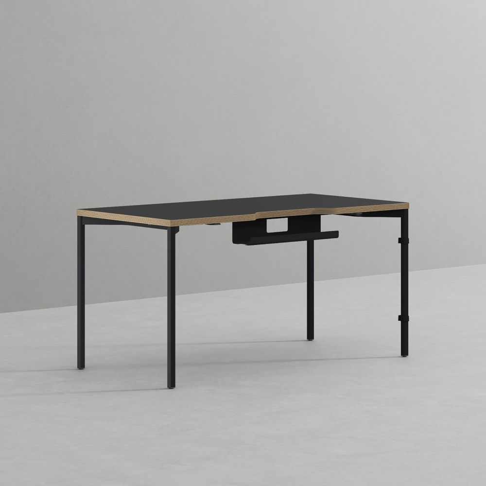 데스커 컴퓨터 책상 2.0 1400x700mm, 메이플+화이트 - 상세 이미지 2