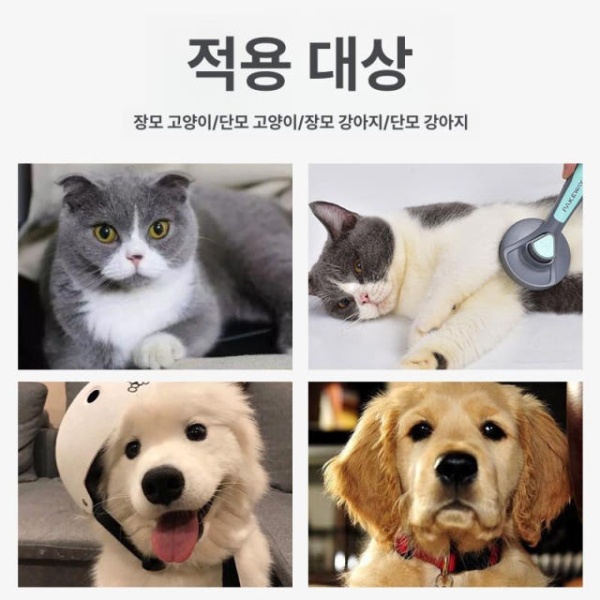 최강털제거 핑크 슬림 바늘 강아지 슬리커 말티즈 웰시코기 소형견 대형견 핑크 슬림 바늘 - 상세 이미지 5