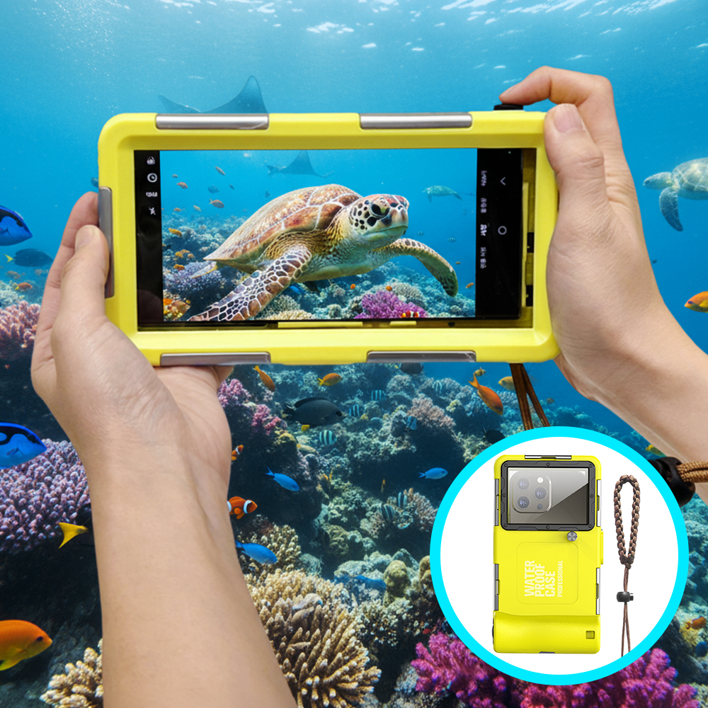 위베런 15미터 방수케이스 핸드폰 스노쿨링 아이폰 16프로 Z플립 S25 수중 촬영 셔터 제품 이미지