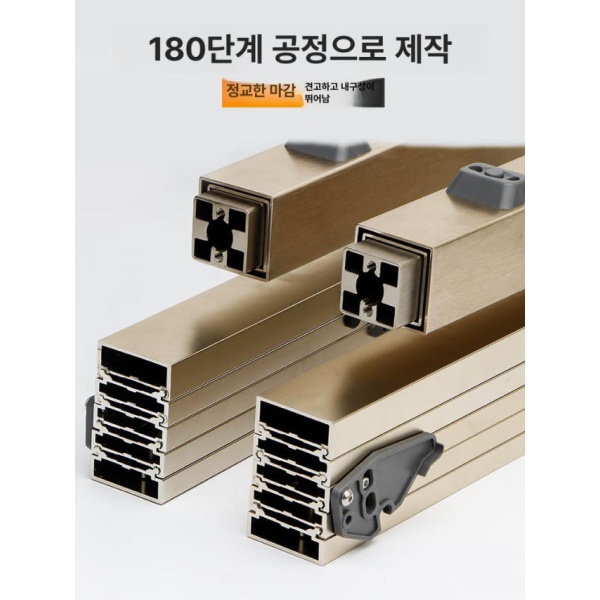 모던 풀아웃 서랍형 테이블 슬라이드 가이드 내장형 장축형 600 깊이550mm 단축형 600 깊이450mm - 상세 이미지 2