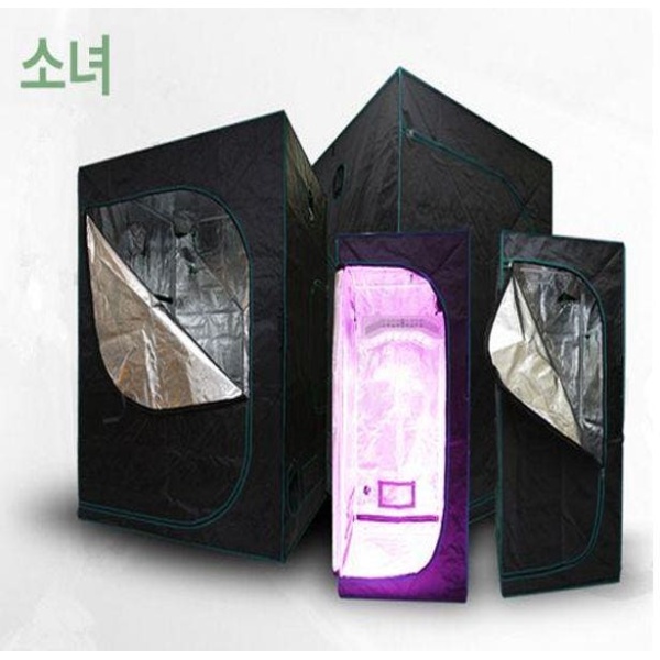 프리미엄 암막 온실 텐트 생장 재배기 재배용 온실장 암실 40 x 40x120 40 x 40x120 - 상세 이미지 2
