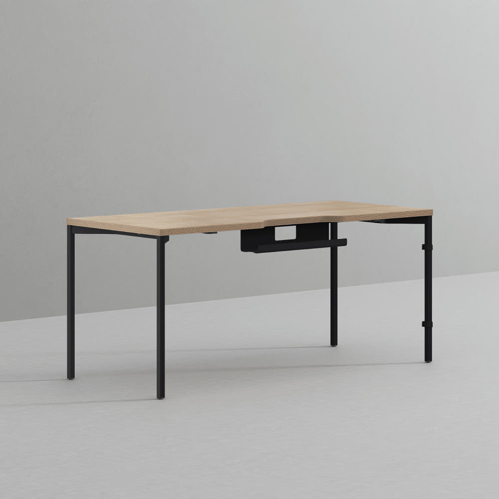 데스커 컴퓨터 책상 2.0 1600x700mm 화이트