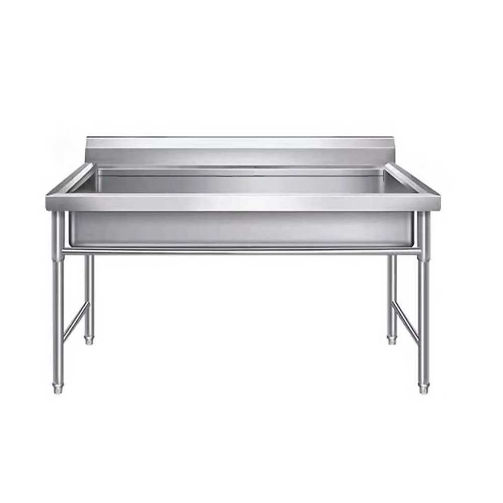 업소용 개수대 씽크대 바베큐장 농막 캠핑장 학교 수도꼭지제외/600x500x800mm - 상품 이미지
