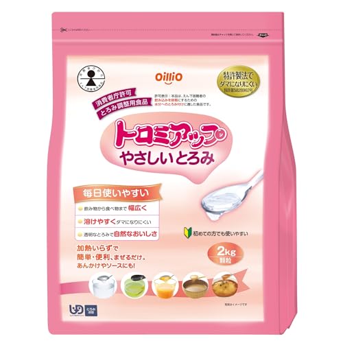 닛신 오일리오 토로미업 야사시이 2kg 점도 조절제 간병 다마 방지