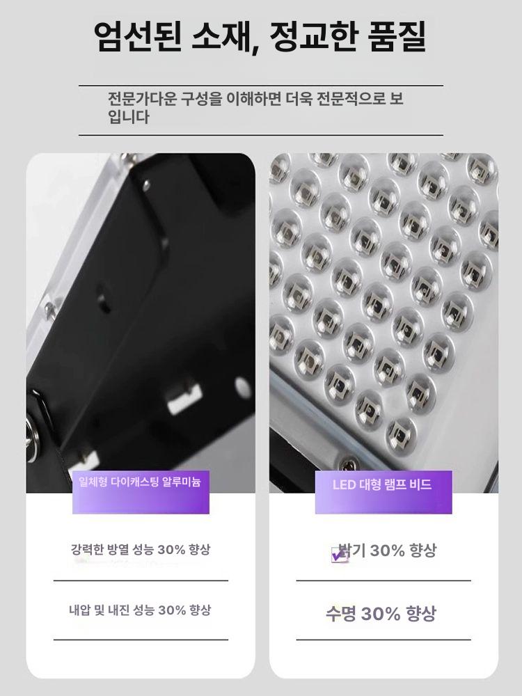 UV램프 경화 고출력 LED 업소용 잉크 비즈 UV 50W 기본 배선 행잉 케이블 포함 41-50W - 상세 이미지 4