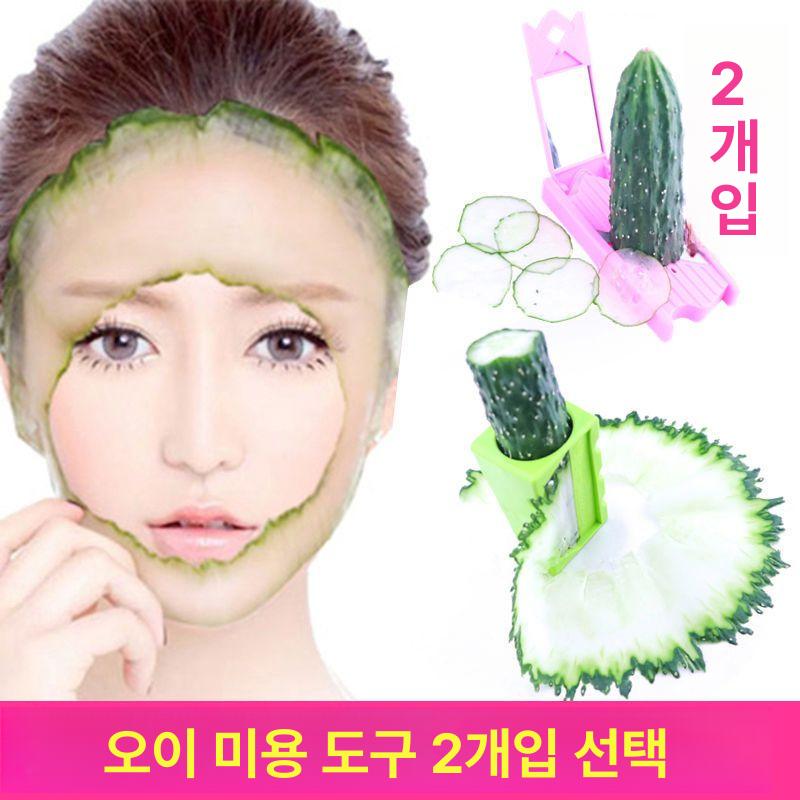 오이깎이 채칼 마사지 돌려깎기 대패 커터 주방 [가성비 세트] 필러+슬라이서 - 상세 이미지 4