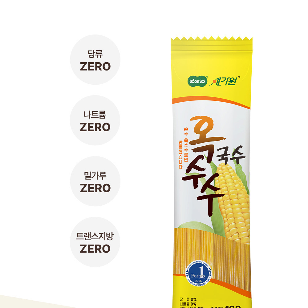 순솔가원 옥수수 국수 면 식단면 1kg 이미지 4
