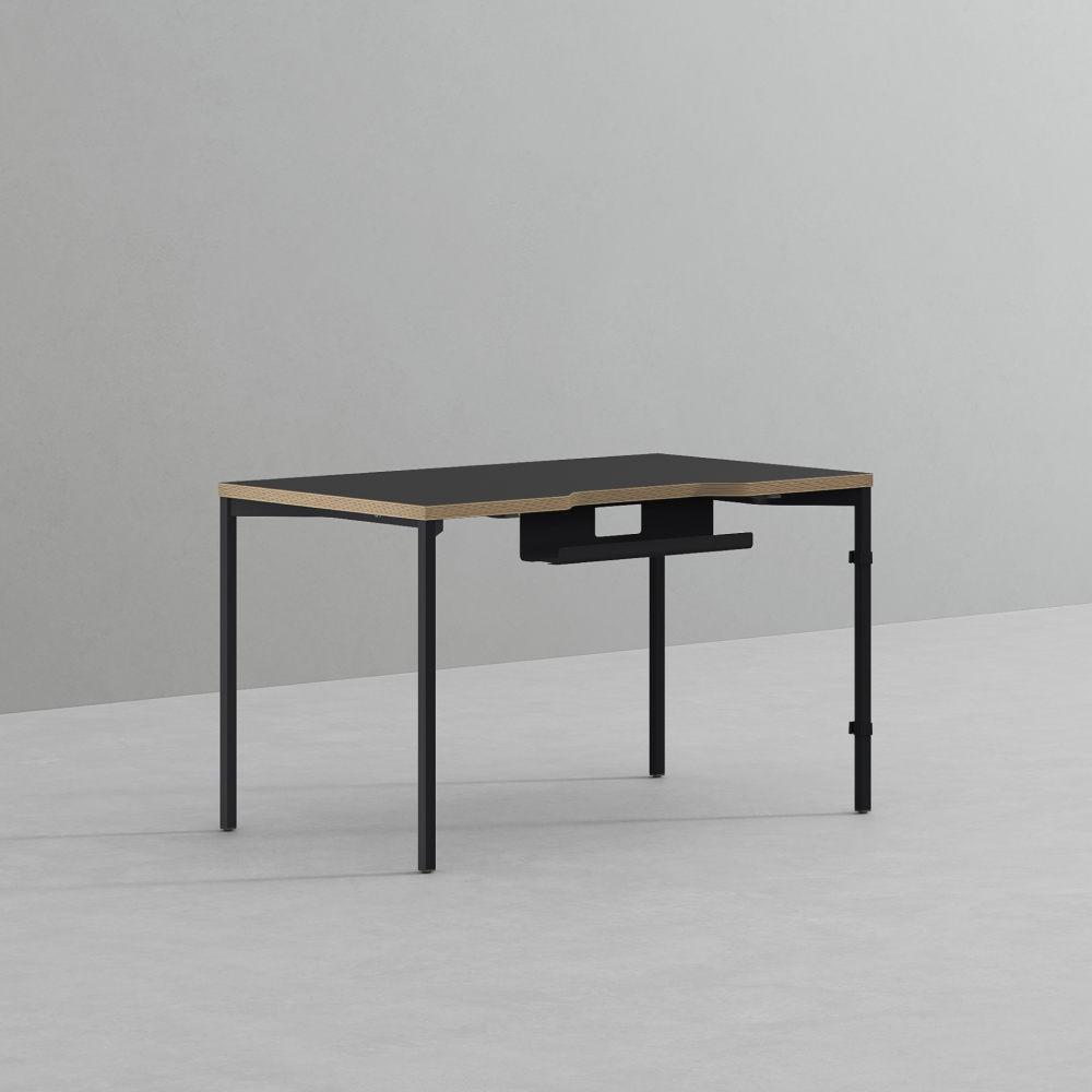 데스커 컴퓨터 책상 2.0 1200x700mm, 빈티지블랙 - 상품 이미지