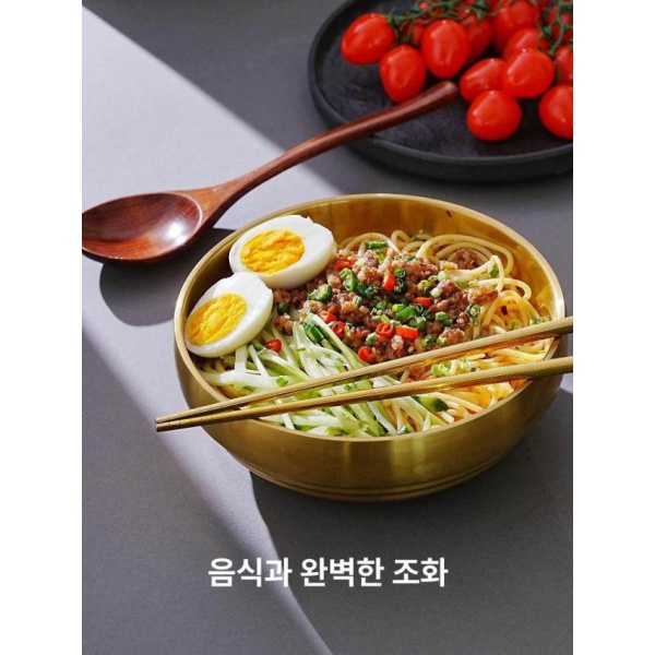 프리미엄 텐동 덮밥그릇 규동 밥공기 업소용 스텐 밥그릇 일본식 골드 10cm 조미료 그릇 실버 스테인리스 스틸 젓가락 - 상세 이미지 3