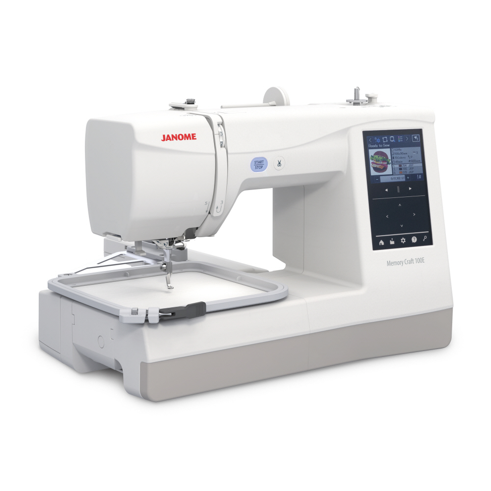 자노메 공식판매점 JANOME MC100E 프리미엄 자수미싱 - 상세 이미지 2