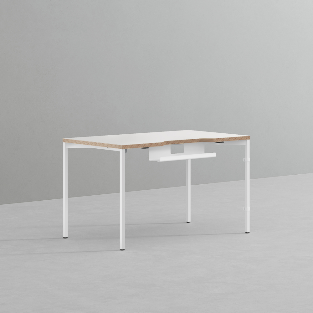 데스커 컴퓨터 책상 2.0 1200x700mm, 메이플+빈티지블랙 - 상세 이미지 4