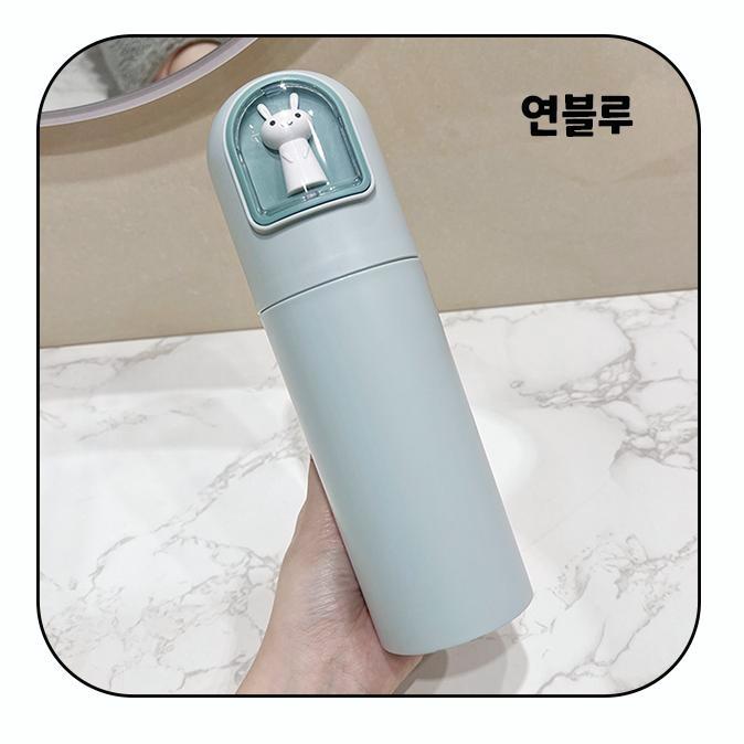 토끼 칫솔 치약 휴대용 케이스 어린이집 유치원 회사원 지인 단체선물 여행용 세면도구 답례품 - 상세 이미지 4