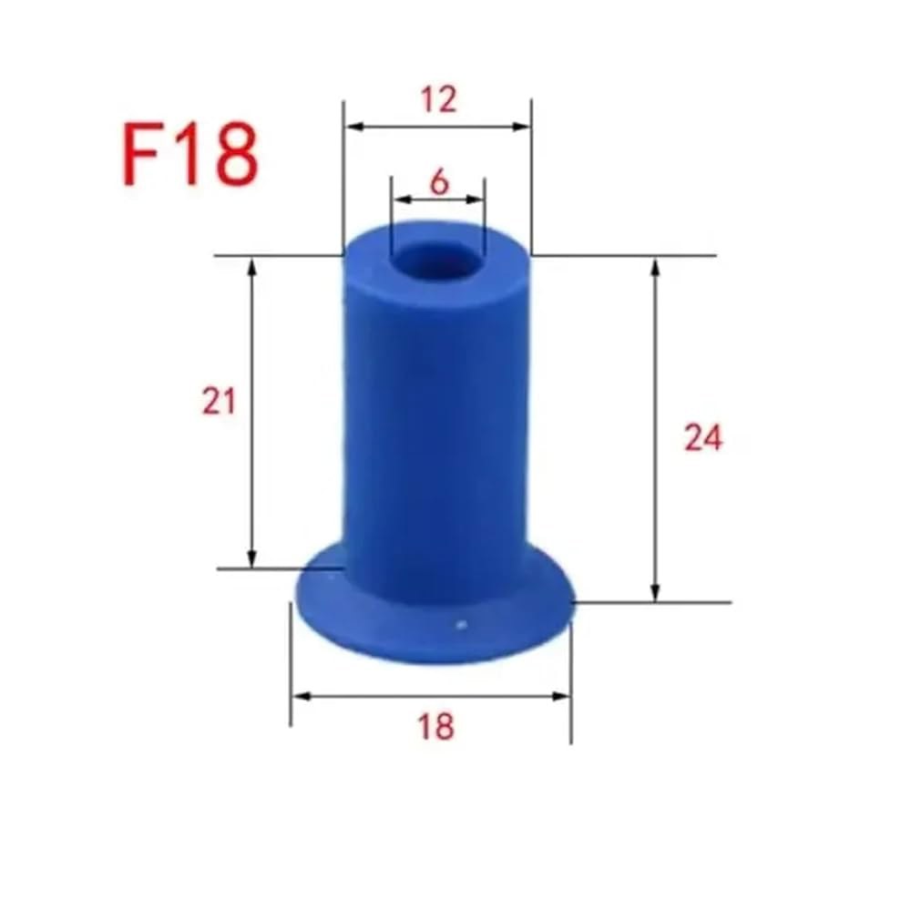 10PCS 공압 진공 흡입 컵 F 시리즈 포장 기계 봉투 개봉 어리버리 플라스틱 필름 식품 노즐 F18(F18) F18 - 상세 이미지 2