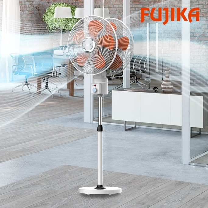 360도 더블헤드 선풍기 50cm 산업용 키높이 양면 스탠드선풍기 - 상품 이미지