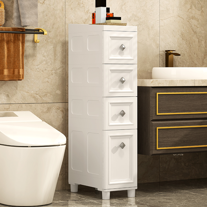 5단 서랍장 침실 3단 화이트 14cm 인플로 나무 수납장 옷 오단서랍장 원목 다용도 - 상세 이미지 2