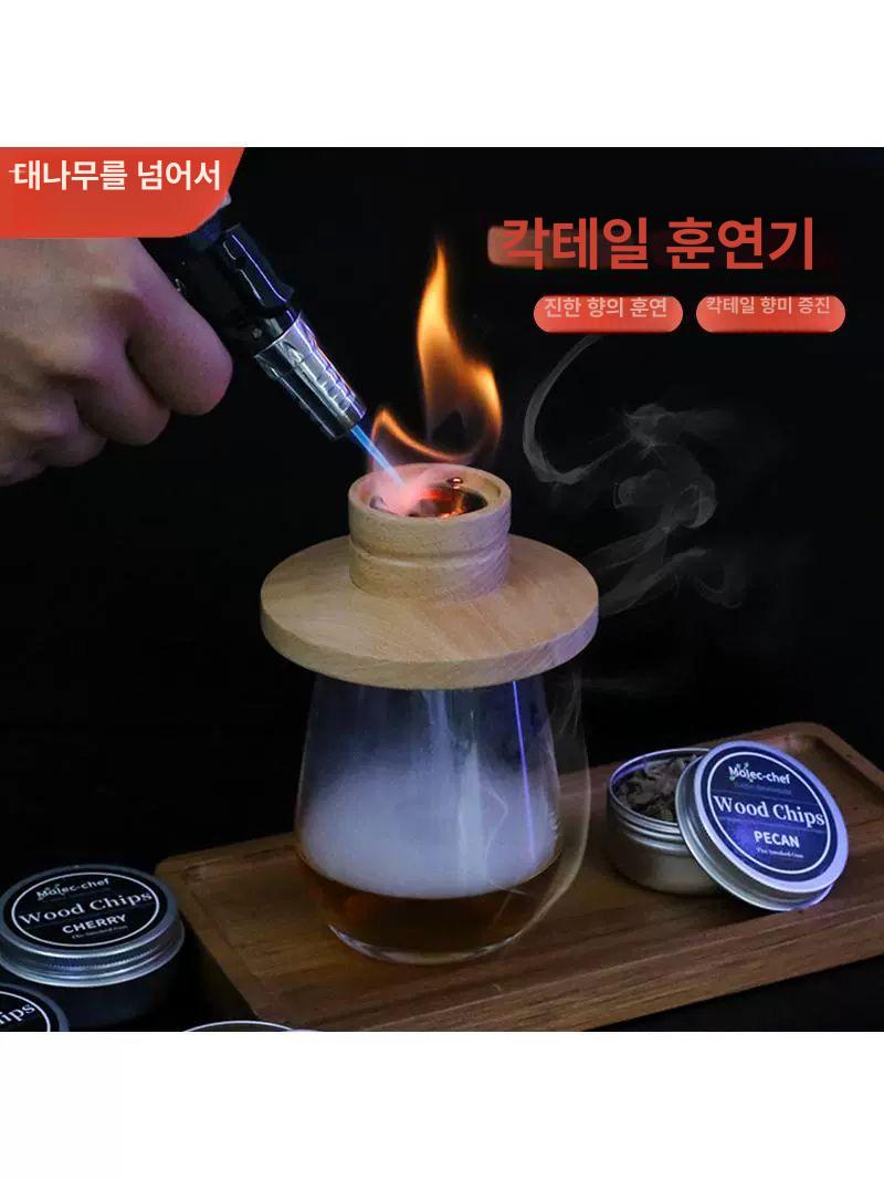 위스키 훈연키트 스모키페어링 칵테일 연기 오크칩 스모커 훈 위스키훈연키트 - 상세 이미지 2