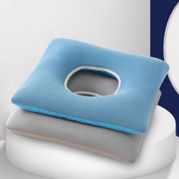 지니몰 엉덩이 꼬리뼈 쿠션 사각 구멍 원형 의자 휠체어 방석