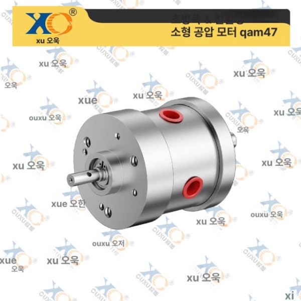 고성능 마이크로 공압 산업용 역전 토크 무단 로터리 속도 QAM47-3 3단 기어비 QAM47 무회전 15000 RPM - 상세 이미지 3