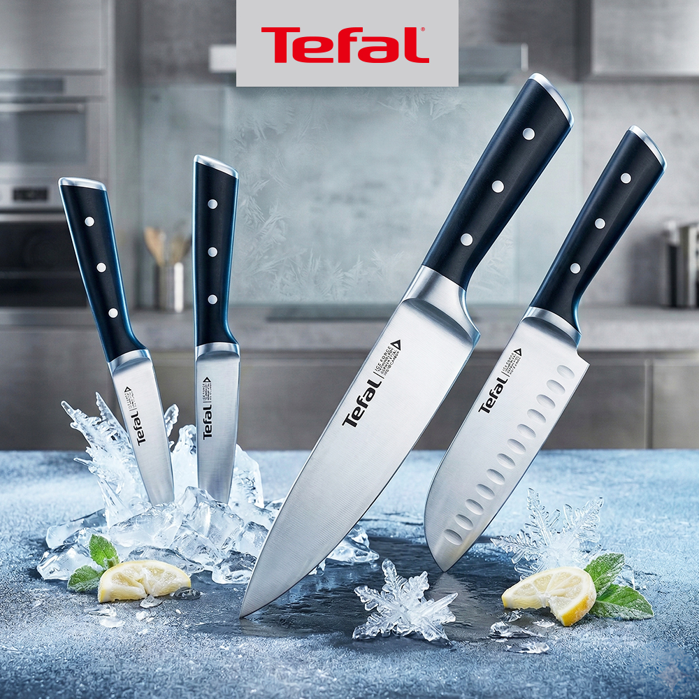 [4종세트] 테팔 셰프 주방칼 아이스포스 과도 9cm + 과도 11cm + 식도 15cm + 식도 18cm - 상품 이미지
