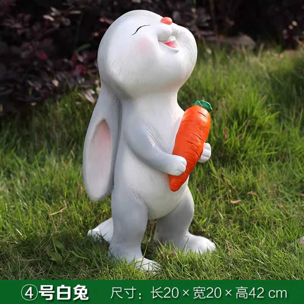 대형 토끼 조형물 장식물 마당 정원장식품 발코니 HY1019-1 이미지 7